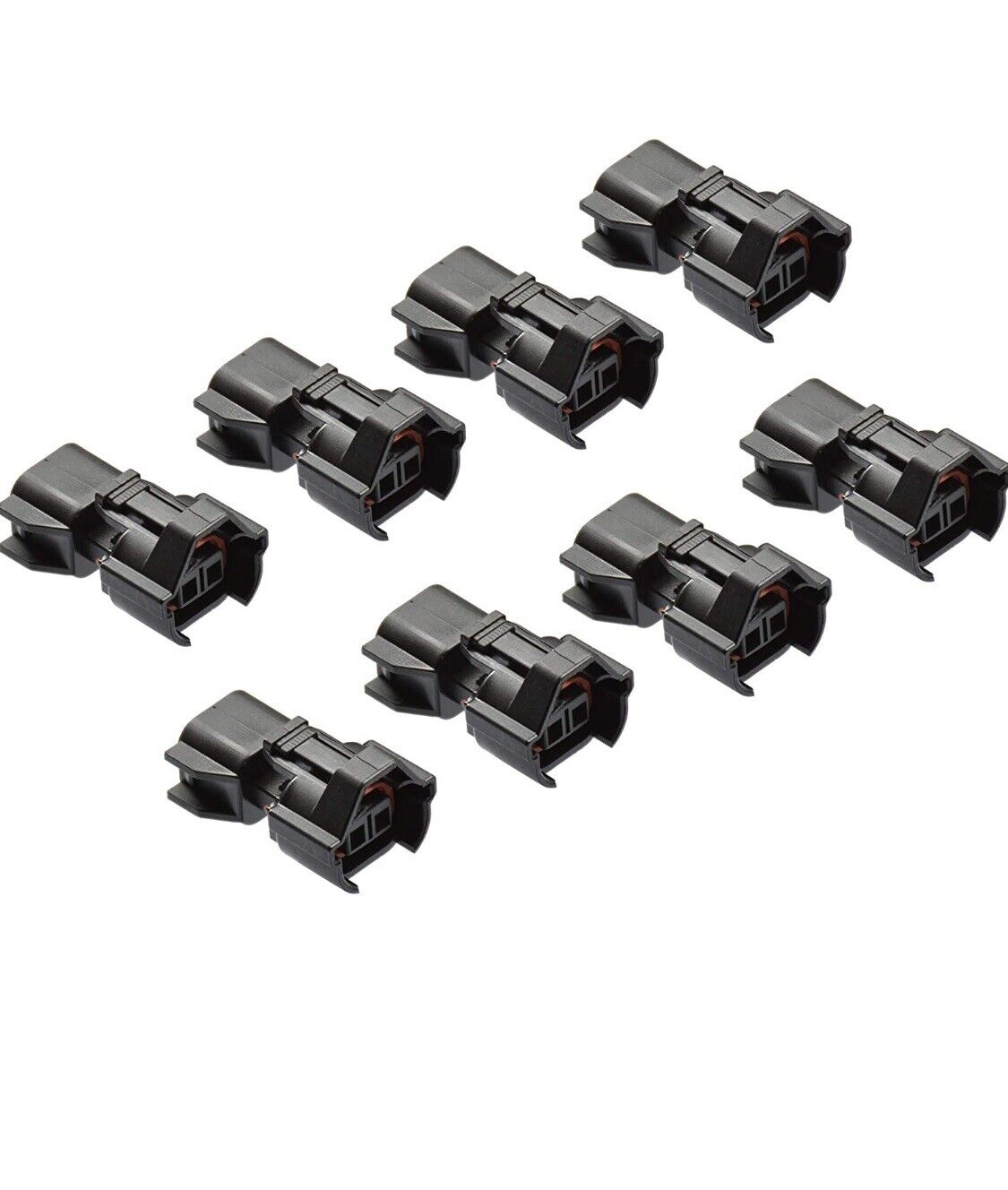 Denso EV6 EV14 Fuel Injector Adaptor USCAR Bosch 210 Holley Set Of 8